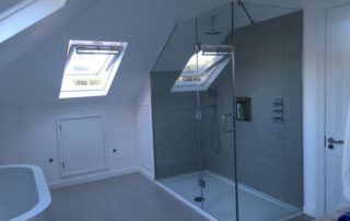 frameless shower